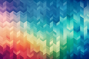 Abstract background of geometric shapes. pattern in full color rainbow colors