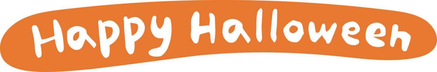 Obraz premium word of happy halloween