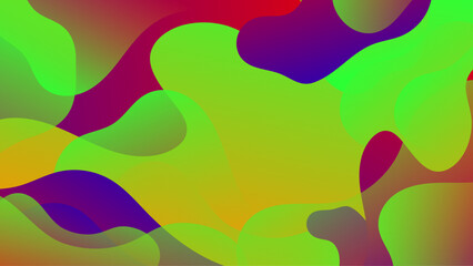 Fototapeta na wymiar colorful geometric background. Fluid shapes composition.