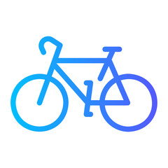 Fototapeta premium bicycle Gradient icon