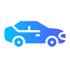 car Gradient icon