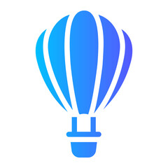 Obraz premium air balloon Gradient icon