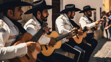 Fototapeta premium Man playing guitar