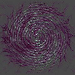 bright purple spiral design on a grey background