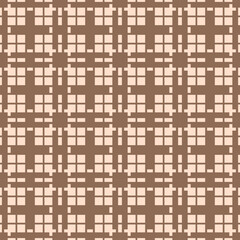 Japanese Cross Square Vector Seamless Pattern
