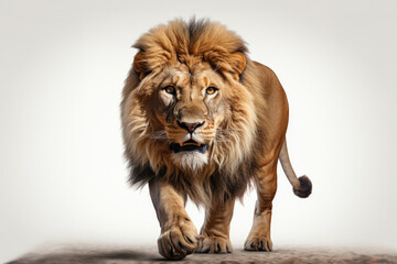 a lion on isolate white background - 640540784