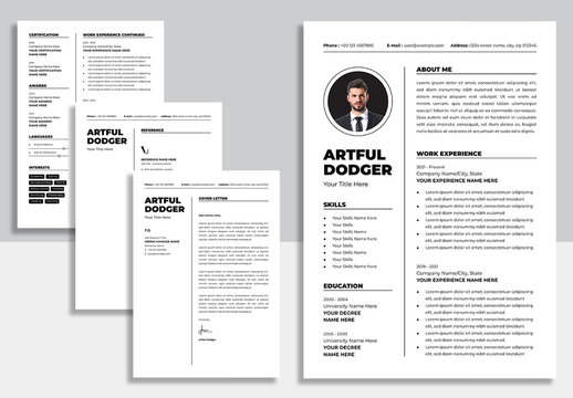 Black & White Resume