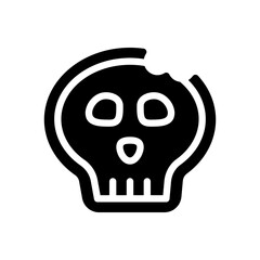 cookie glyph icon