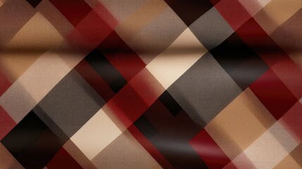 beige, red, brownseamless Checkered tartan fabric perfect for shirts or tablecloths, featuring a classic Scottish plaid design. Also great as a versatile backdrop or wallpaper.