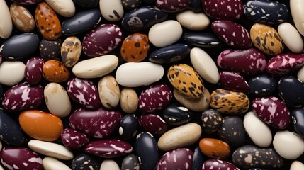 Seamless pattern beans. Also great as a versatile backdrop or wallpaper.