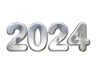 2024 new year text effect vector