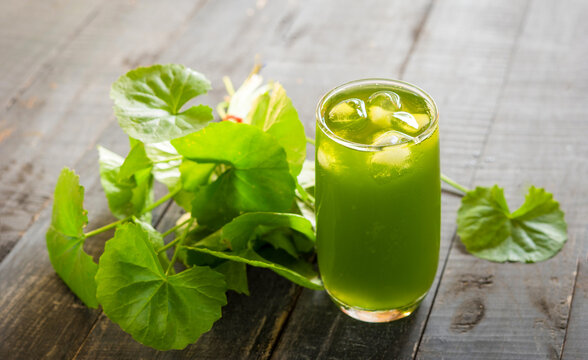 Gotu kola drink, Centella asiatica juice,heart tonic, Asiatic leaf juice