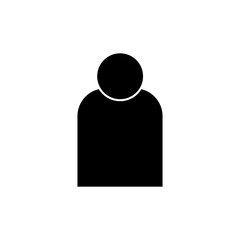 Contact Icon. Universal Interface Element. Human, Member. Personal Symbol - Vector.       