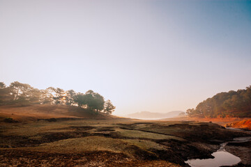 Peaceful scene in Golden Stream tourist area