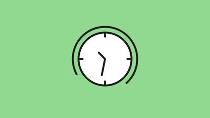 clock icon animation.