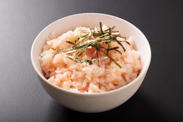 明太子バターごはん