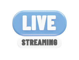 Live icon vector 3d rendering illustration element