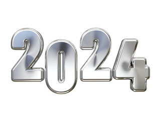 2024 new year text effect vector