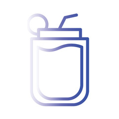 Obraz premium Drink Fruit Juice Gradient Icon