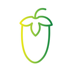 Fruit Diet Orange Gradient Icon