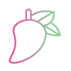 Mango Fruit Sweet Gradient Icon