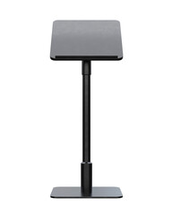 Podium rostrum stand isolated on white background, mock-up. Template for design , 3D illustration.