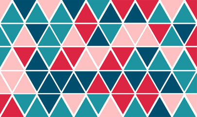 Abstract background with interlocking triangles. Vector template.