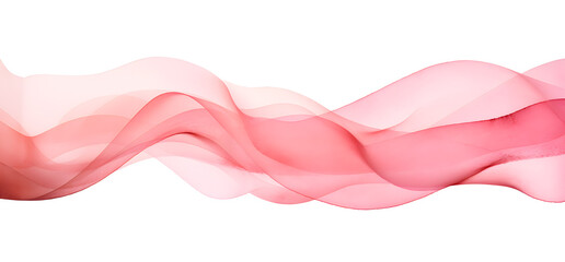 Watercolor pink ribbon background