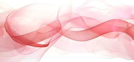 Watercolor pink ribbon background