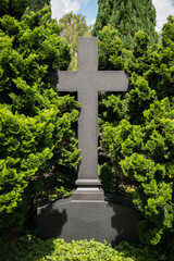 Friedhof, Grabstein, Statue	