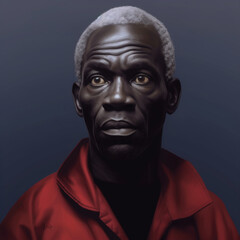  Portraying Strength and Character - A Powerful Portrait Celebrating the Essence of a Black Man