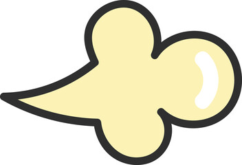 Groovy smoke illustration