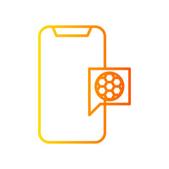 smartphone gradient icon