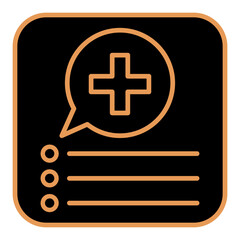 Fototapeta premium Medical App Icon