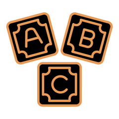 Abc Block Icon