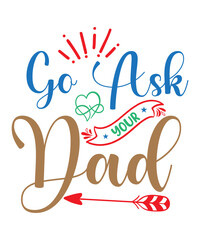 Father's Day T-Shirt SVG Design