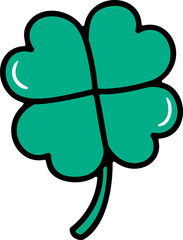 Groovy ginkgo leaf illustration