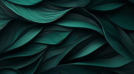 green feather background
