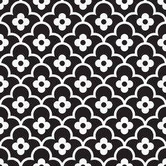 seamless ornamental retro pattern vector illustration