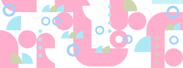 vector colorful geometric shape mosaic background