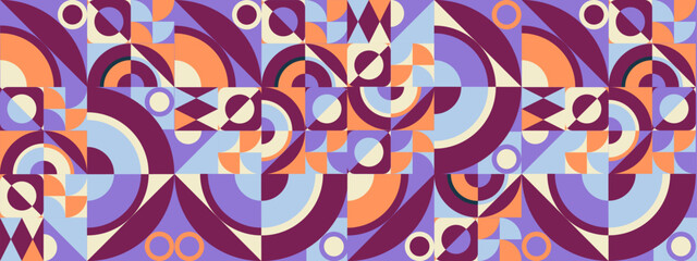 vector gradient mosaic YouTube channel art template