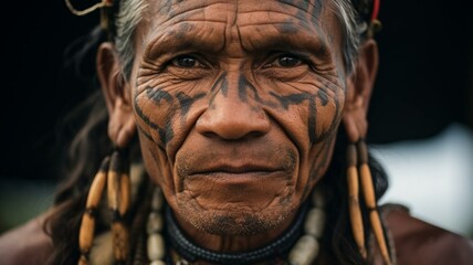 portrait of a native American Indian Man
