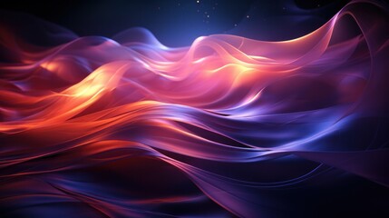 Obraz premium Abstract colorful background with smooth lines in blue, red and purple. 