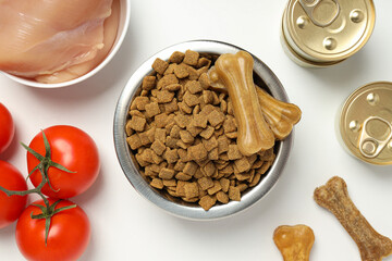 Tasty and delicious food for pet, pet accessories