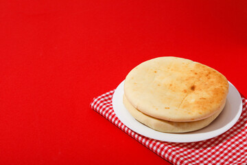 Tasty bakery food concept - delicious Pita, food for making in home