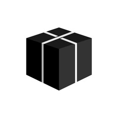 Package Box Icon. Parcel Symbol.    