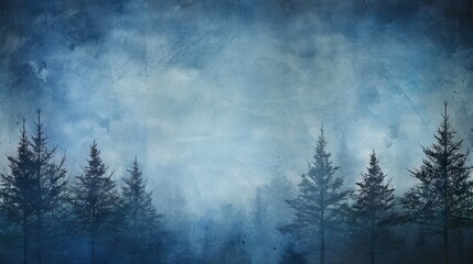 Fototapeta na wymiar Blue Christmas background texture. Vintage textured holiday paper or wallpaper.
