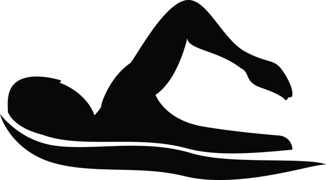 recommend clip art: swimming symbol vector