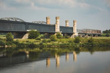 Most kolejowy w Tczewie - obrazy, fototapety, plakaty