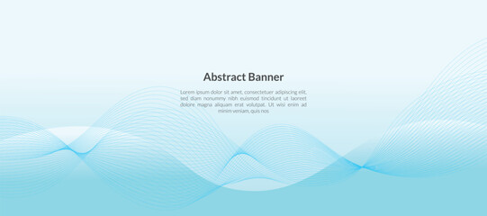 Abstract vector banner design template.  Vector abstract design banner web template.
